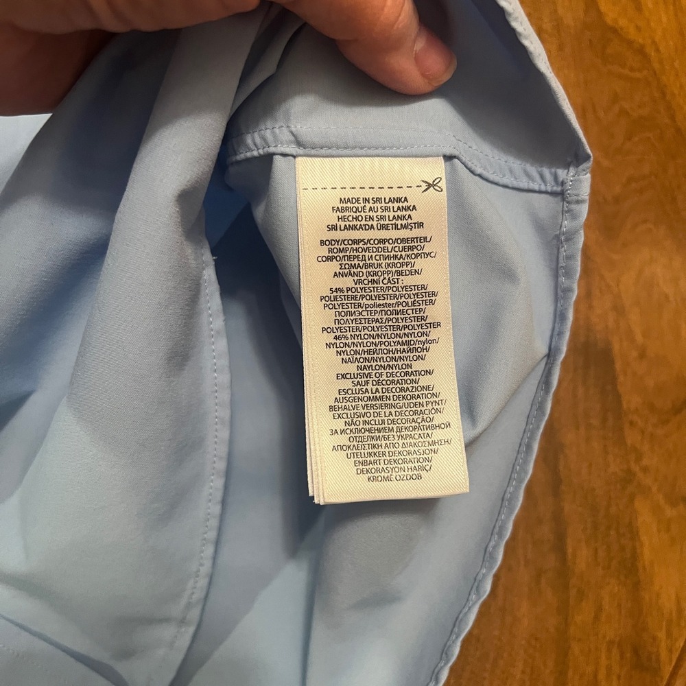 Polo Ralph Lauren Slim Fit Performance Shirt Mens XXL Light Blue Button Down - Picture 8 of 16